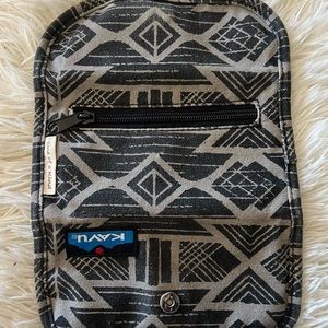 KAVU Gray and Black Aztec Wallet
